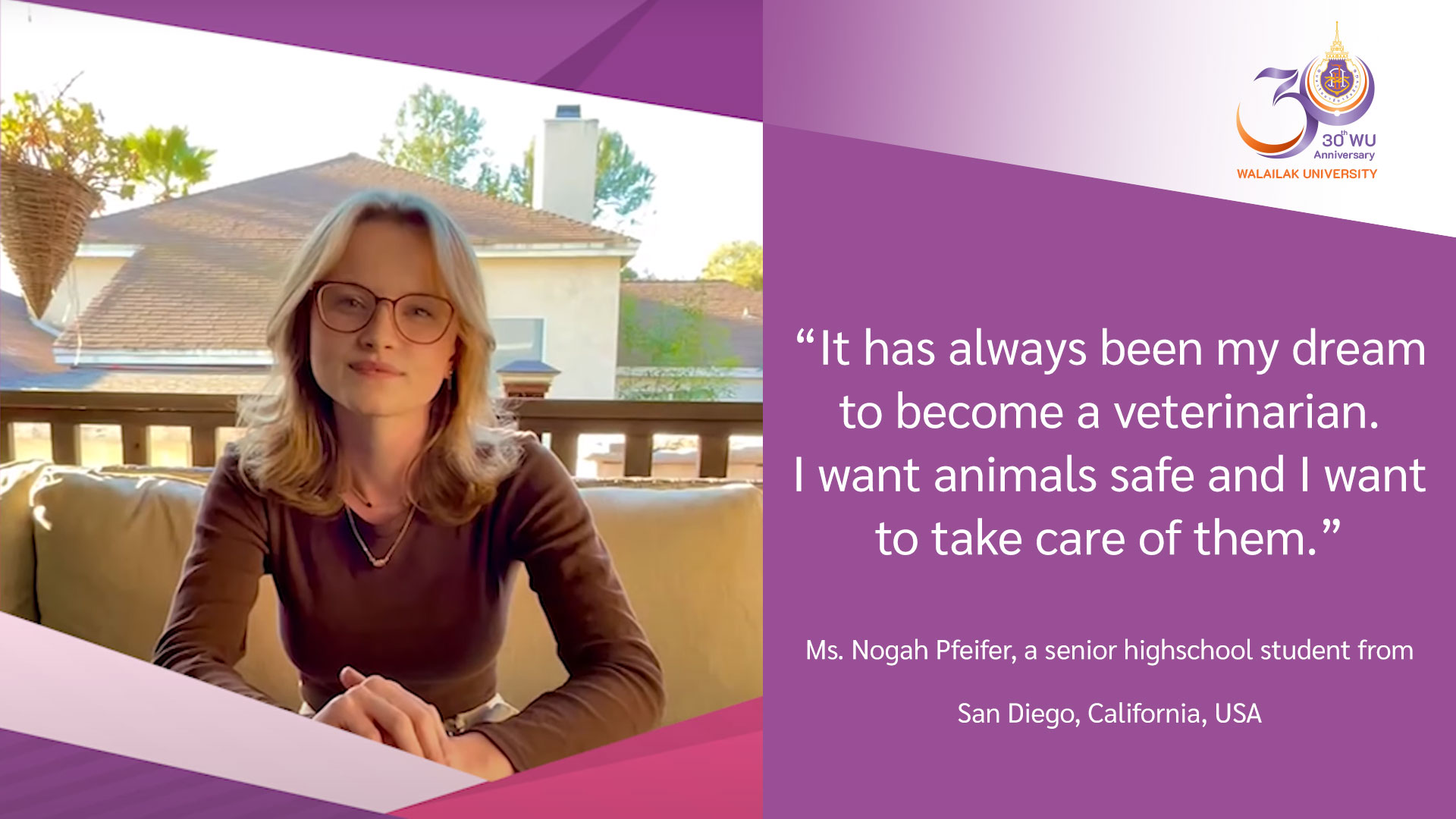 Akkhraratchakumari Veterinary College (AVC), Walailak University, toward Building a Global Community