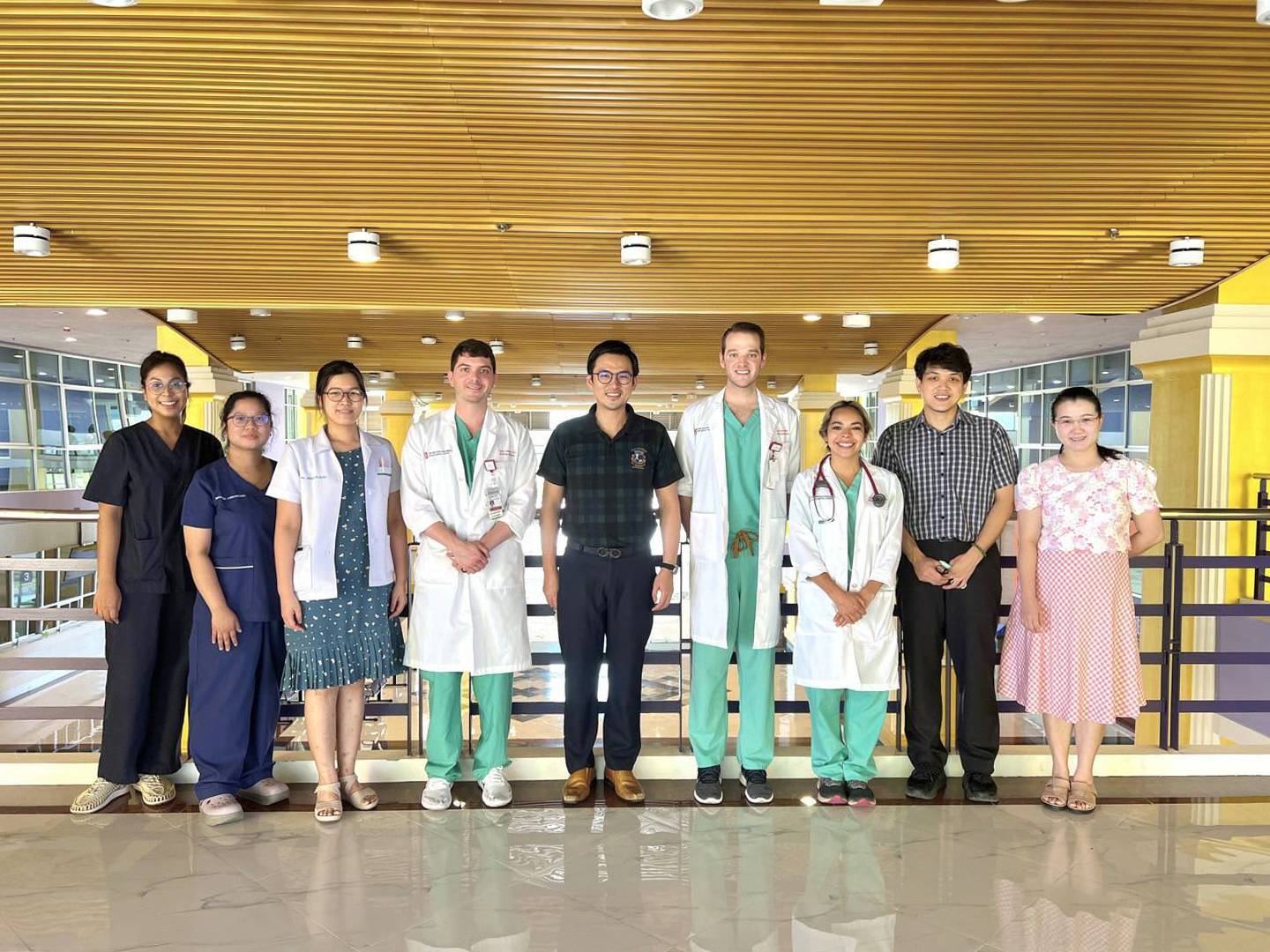 Medical Students from Ohio State University Participating in Medical Field Training Program at Walailak Hospital and Sichon Hospital
