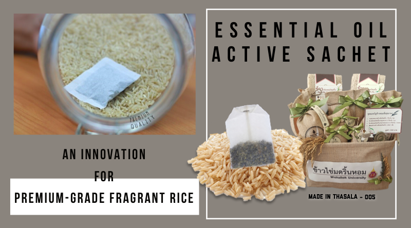 Essential Oil Active Sachet – An innovation for premium-grade fragrant rice