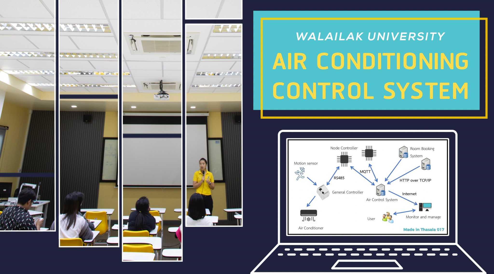 Walailak University – Air conditioning control system
